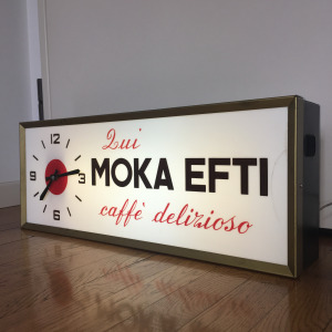 Orologio/insegna Moka Efti